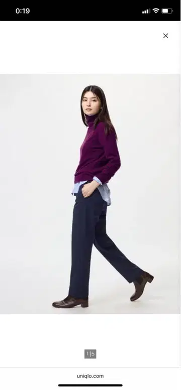 유니클로 웜 스마트 팬츠 XS