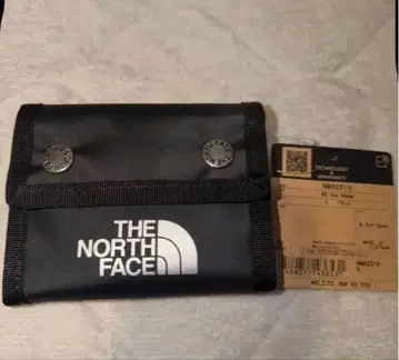 THE NORTH FACE 3단 폴더형 지갑 블랙