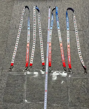 스트랩 포함 클리어 포켓 4개 세트