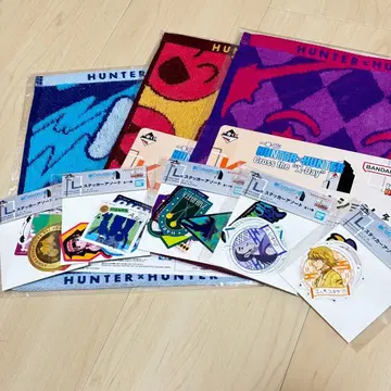 HUNTER x HUNTER 캐릭터 타월 스티커 세트
