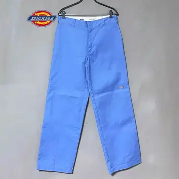 디키즈 더블니 W32 스카이블루 YKK 지퍼