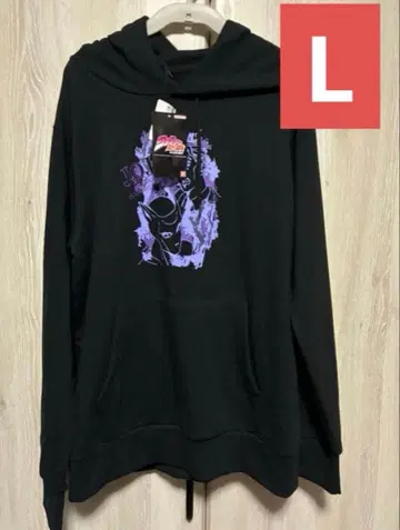죠죠의 기묘한 모험 블랙 후드티 가슴 L 사이즈 96-104 새상품