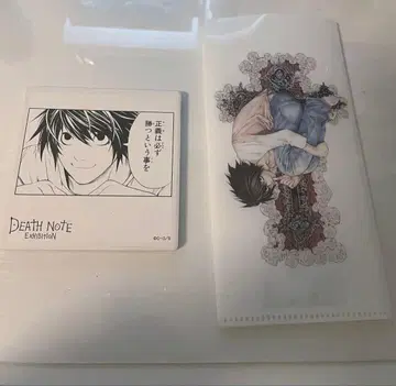 DEATHNOTE L 티켓 홀더 코스터 세트 최종 가격 인하