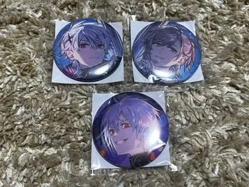 ChroNoiR 원맨 라이브 캡슐 토이 쿠츠하 카나에 캔 배지