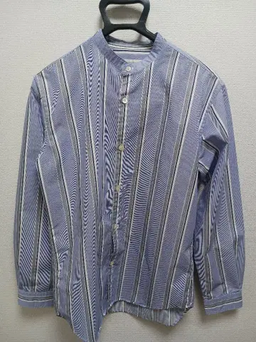 에디피스 노카라 셔츠 스트라이프