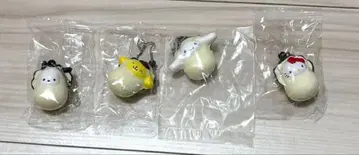 가챠 산리오 캐릭터즈 후뉴후뉴 마스코트 전 4개 컴프 세트