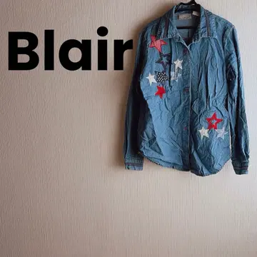 Blair 별 자수 데님 셔츠 S/M/L