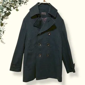 유니버설 랭귀지 [ M ] 울 코트/아우터/차콜 그레이/피 코트