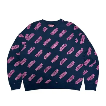 STRANGER THINGS 넷플릭스 올 패턴 맨투맨 구제 의류