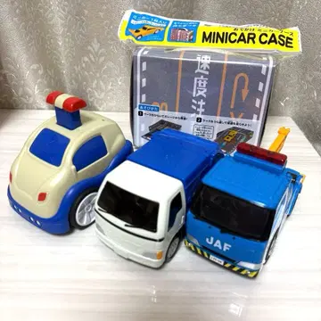 미니카 세트 (순찰차, 트럭, 구급차)