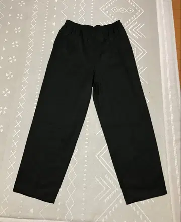 90's 캐나다제 이지 슬랙스  패턴 블랙 블랙