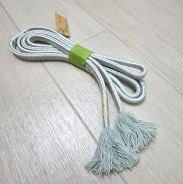 연한 하늘색 허리띠 교토 엮음끈 새상품 순수 실크