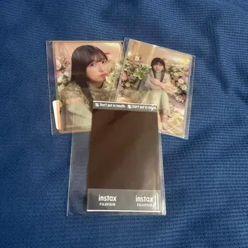 이오키 마오 친필 사인 폴라로이드