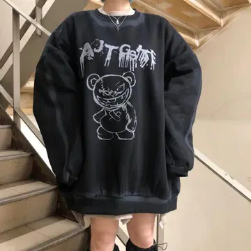 volcan&aphrodite WARU 곰 BIG 맨투맨