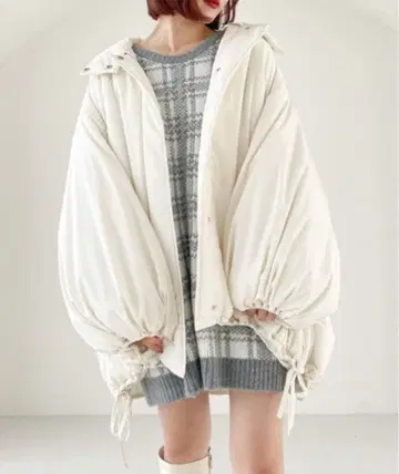 Heather 에어써멀/스탠드넥 블루종