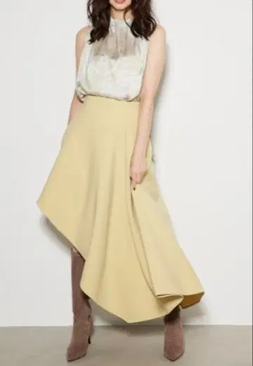 새상품급 rienda 플레어 원피스