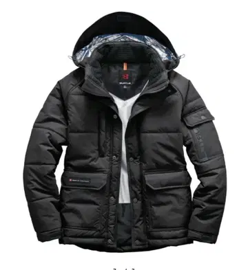 BURTLE 7510 방한 자켓 M 블랙
