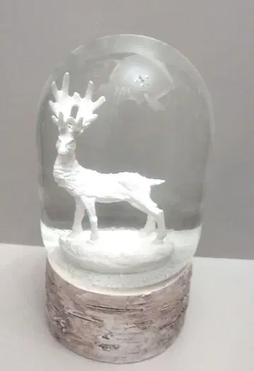 스노우돔 북유럽 엘크 화이트 눈