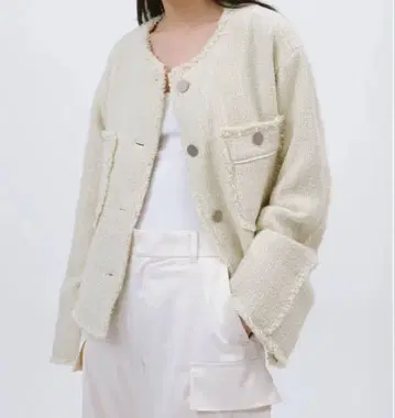 MYNE 마이네 TWEED BLOUSON GREEN