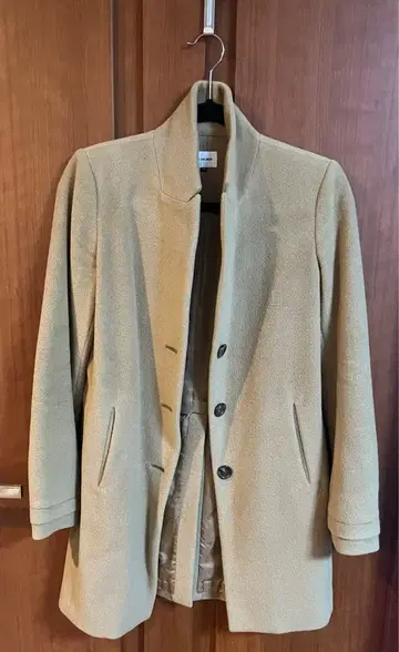 LE CIEL BLEU 베이지 체스터 코트 38