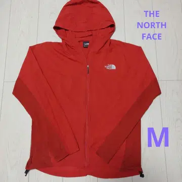 THE NORTH FACE 나일론 자켓 레드 컴팩트 수납 M