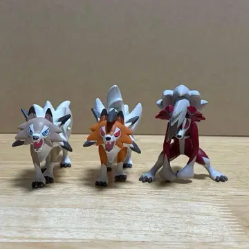 포켓몬 포켓몬스터 피규어 루가루암 3체 세트 몬코레