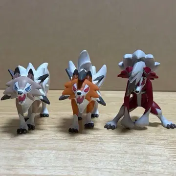 포켓몬 포켓몬스터 피규어 루가루암 3체 세트 몬코레