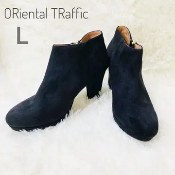 새상품급 ORiental TRaffic 블랙 스웨이드 부츠 L