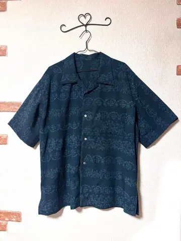 기모노 리메이크 하와이안 셔츠 남성용 L