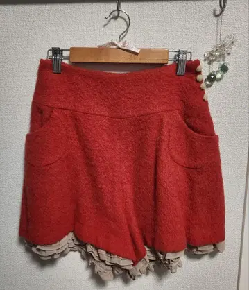 프랑슈리페 밑단 레이스 숏팬츠