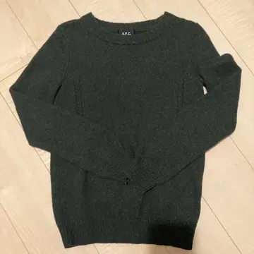 A.P.C. 그린 긴팔 니트 M