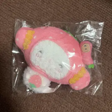 코기뮨 딸기 두건 마스코트 볼체인