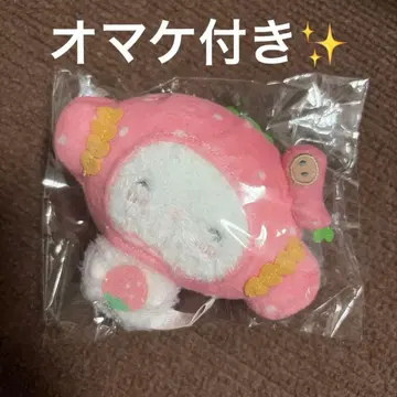 코기뮨 딸기 두건 마스코트 볼체인