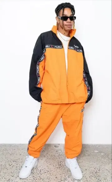 FUBU 나일론 트랙 셋업