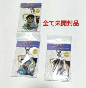 명탐정 코난 아크릴 키링 세트 빈티지 시리즈 3개 미개봉품