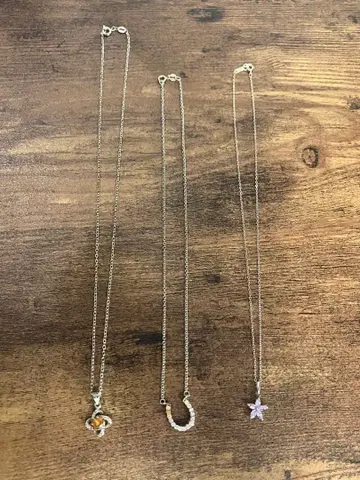 실버 목걸이 묶음 판매