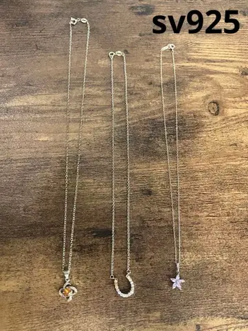 실버 목걸이 묶음 판매