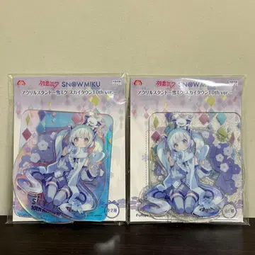 유키 미쿠 아크릴 스탠드 스카이타운 10th