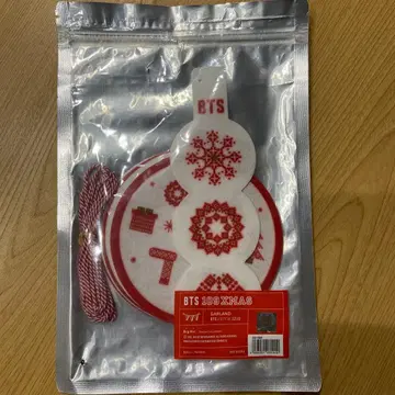 [ 미사용 새상품 ] BTS 109 Xmas 가랜드 크리스마스 오너먼트