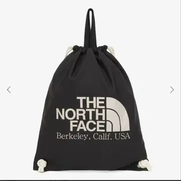 새상품 THE NORTH FACE 드로우 스트링 백 블랙 한국