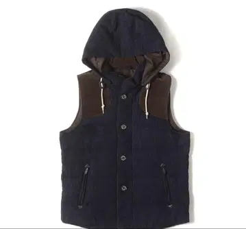 매킨토시 필로소피 베스트 네이비 브라운 남성용