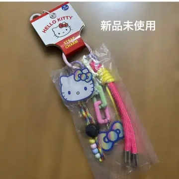 새상품 헬로키티 스트랩 참 백참 키링 산리오
