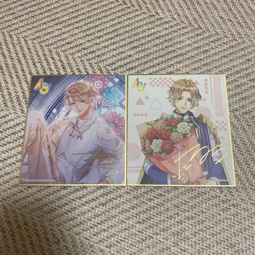 A3! 치가사키 이타루 색지 2장 세트