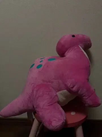 신세대 BIG 공룡 봉제 인형 핑크