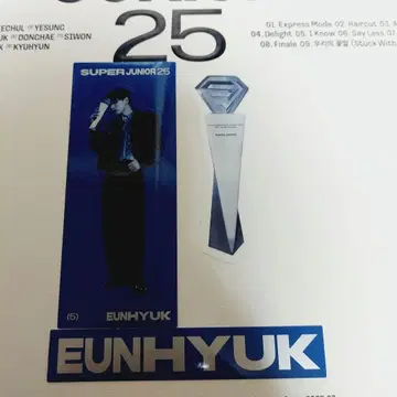 SUPER JUNIOR 25 EUNHYUK 은혁 스티커