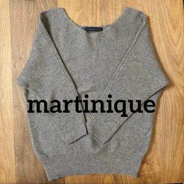 마르티니크 그레이지 7부 소매 니트