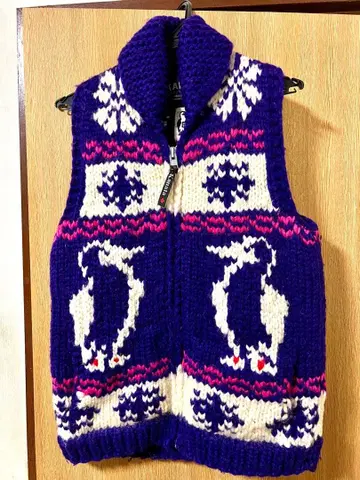 참스 카우친 베스트 [새상품급] 퍼플 x 핑크 클리닝 완료