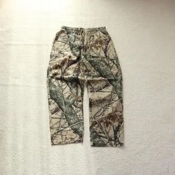 HALHAM 리얼트리 팬츠 카모플라주 스트릿 빅 루즈 와이드 구제 의류