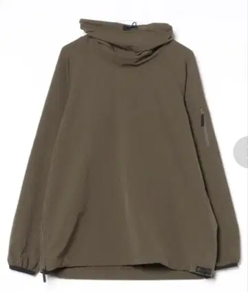 올리브색 후드 부착 남성용 트레이닝복