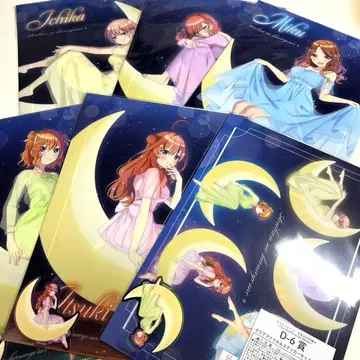 캐릭터 복권 5등분의 신부 D상 클리어 파일 & 스티커 세트 컴프 2